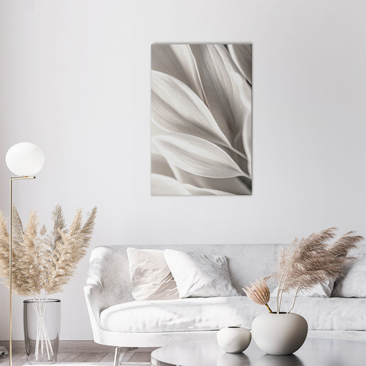 WHISPERS OF WHITE Vertical Canvas Print