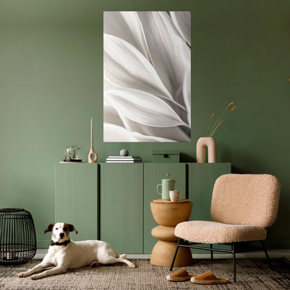 Poster verticale staccabile e attaccabile "WHISPERS OF WHITE"