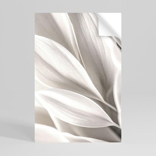 Poster verticale staccabile e attaccabile "WHISPERS OF WHITE"