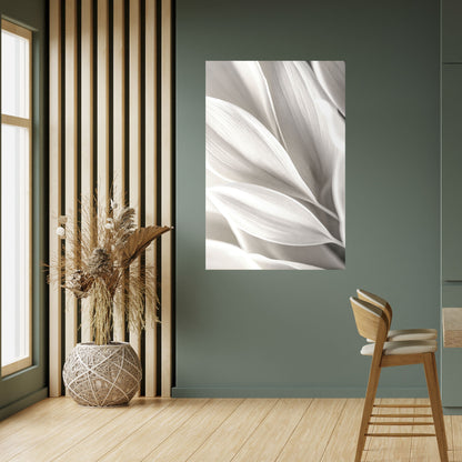 Poster verticale staccabile e attaccabile "WHISPERS OF WHITE"