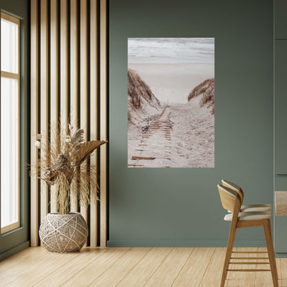 Poster verticale staccabile e attaccabile "TREKKING SULLA COSTA NASCOSTA"