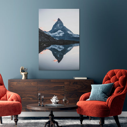 MEMORY OF MATTERHORN Stampa su tela verticale