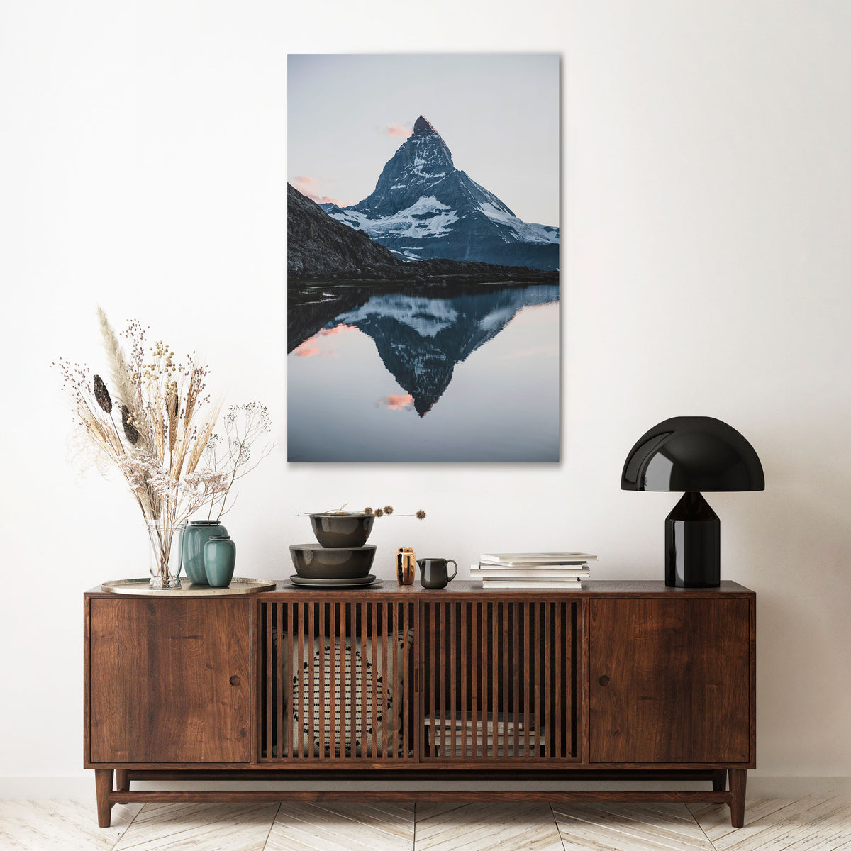 MEMORY OF MATTERHORN Stampa su tela verticale