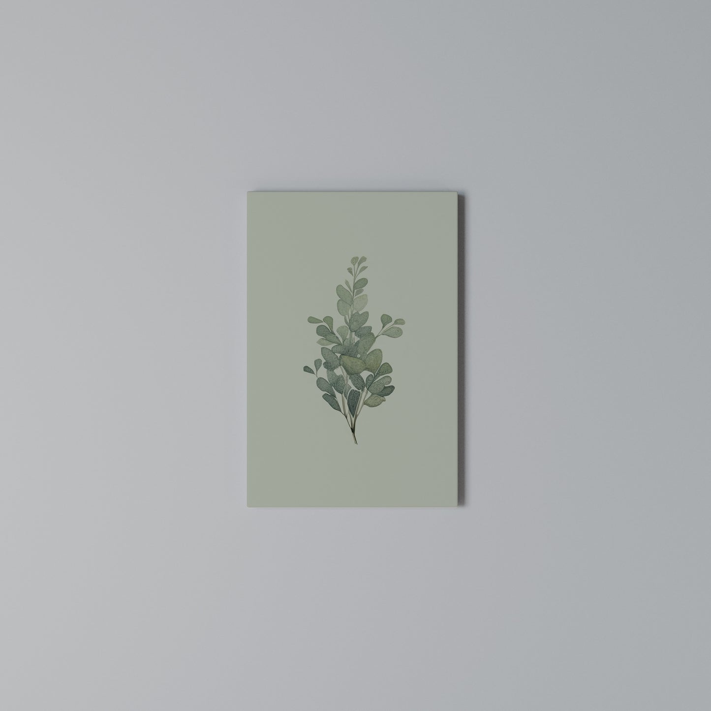 EUCALYPTUS TWIG Stampa su Tela Verticale