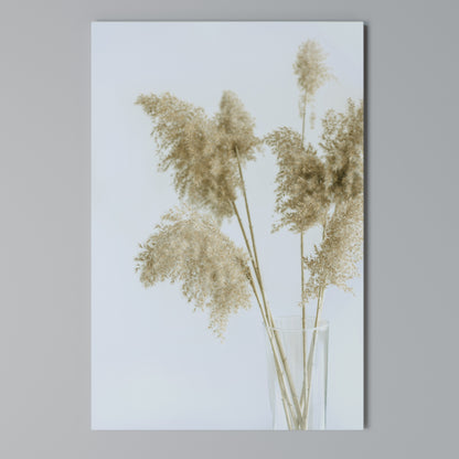 ELEGANT GRASSY SERENITY Stampa su Tela Verticale