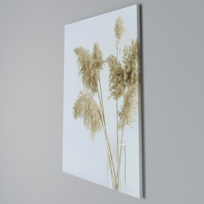 ELEGANT GRASSY SERENITY Stampa su Tela Verticale