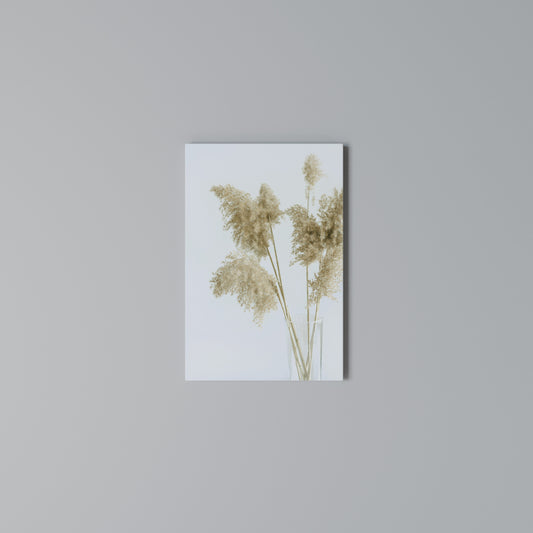 ELEGANT GRASSY SERENITY Stampa su Tela Verticale