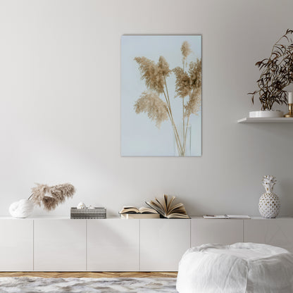 ELEGANT GRASSY SERENITY Stampa su tela verticale