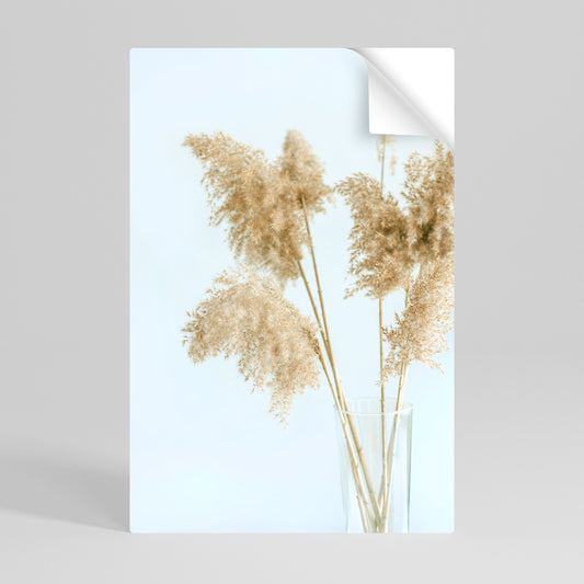 ELEGANTE SERENITÀ ERBOSA Poster verticale staccabile e attaccabile