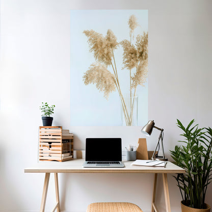 ELEGANTE SERENITÀ ERBOSA Poster verticale staccabile e attaccabile