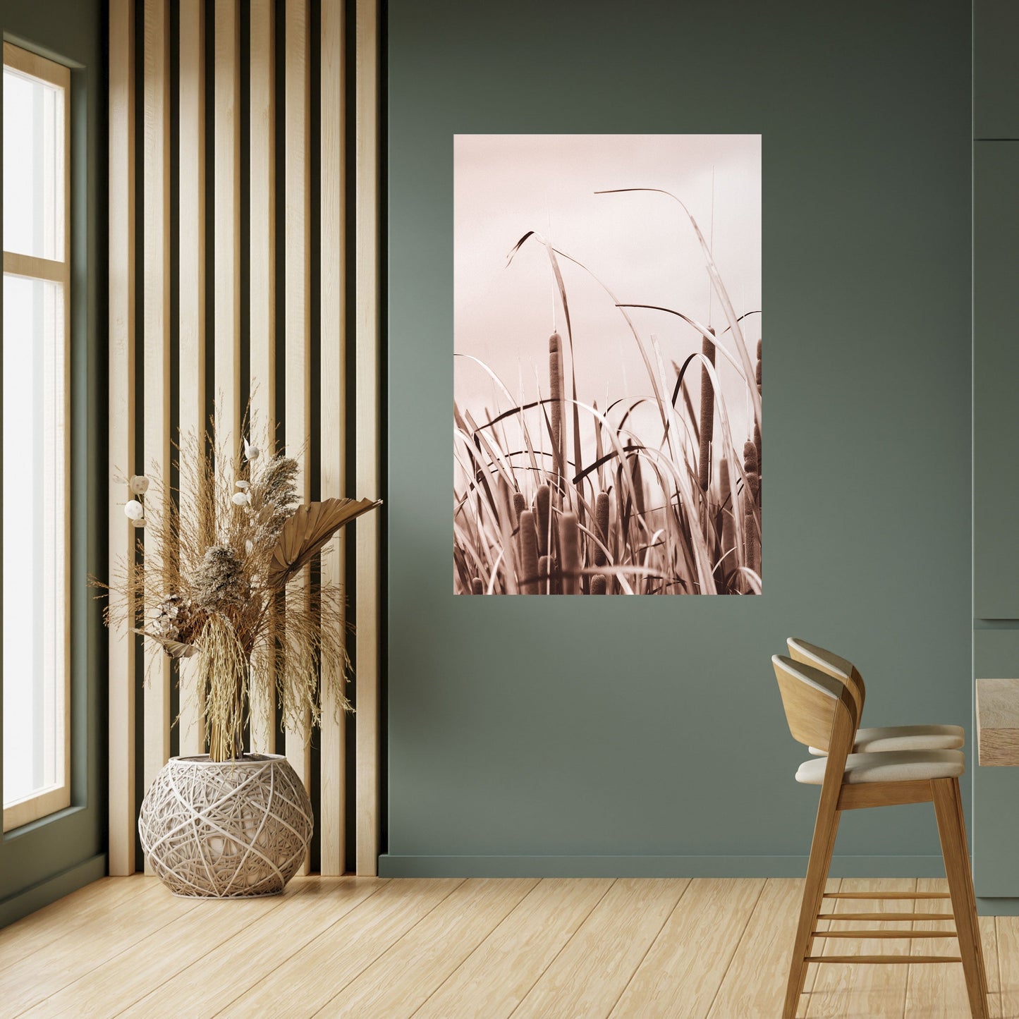 SERENITÀ NELLA SEMPLICITÀ Poster verticale staccabile e attaccabile
