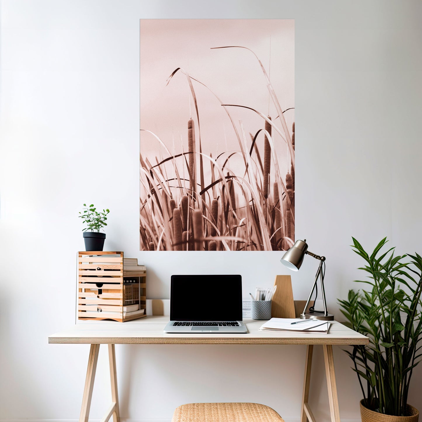SERENITÀ NELLA SEMPLICITÀ Poster verticale staccabile e attaccabile