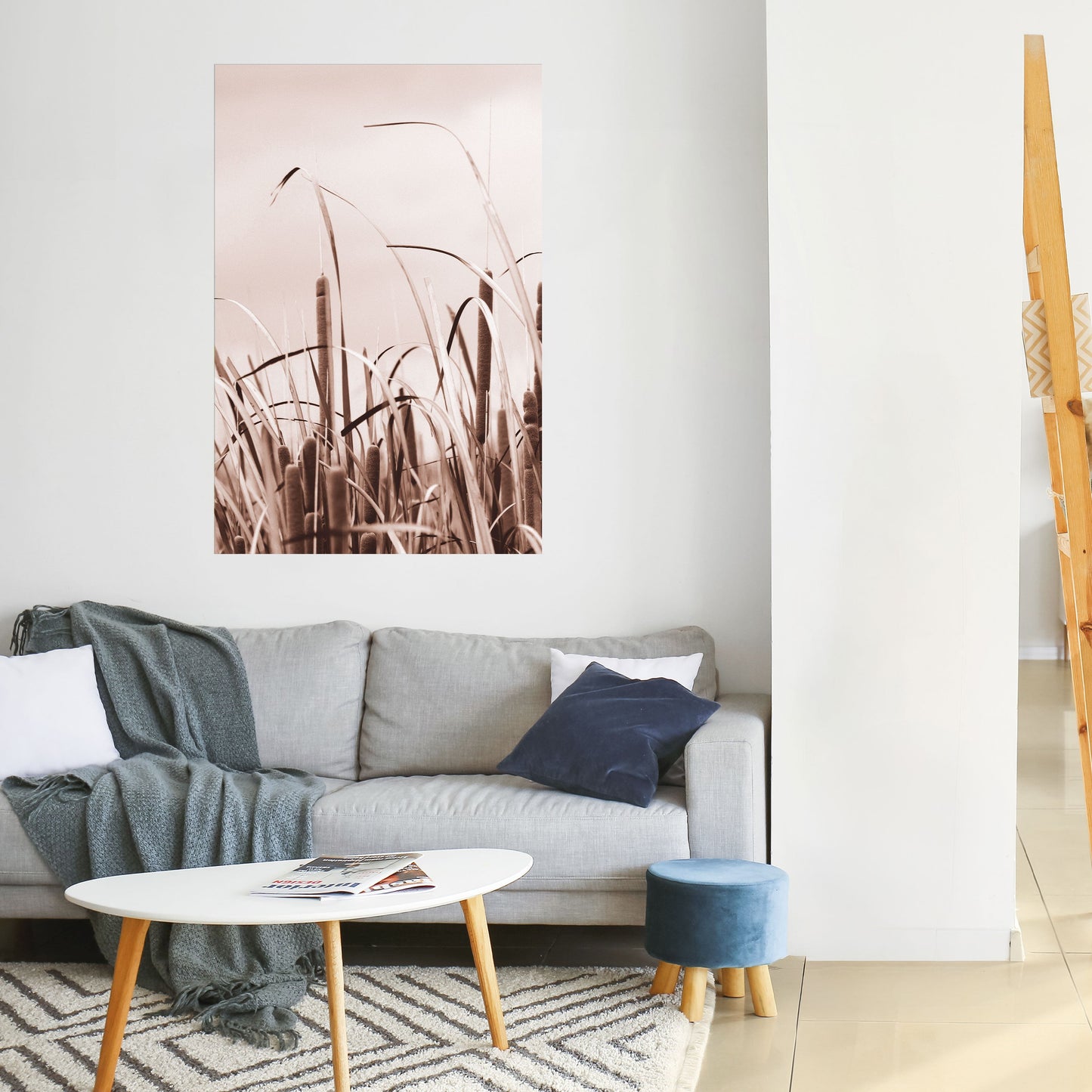 SERENITÀ NELLA SEMPLICITÀ Poster verticale staccabile e attaccabile