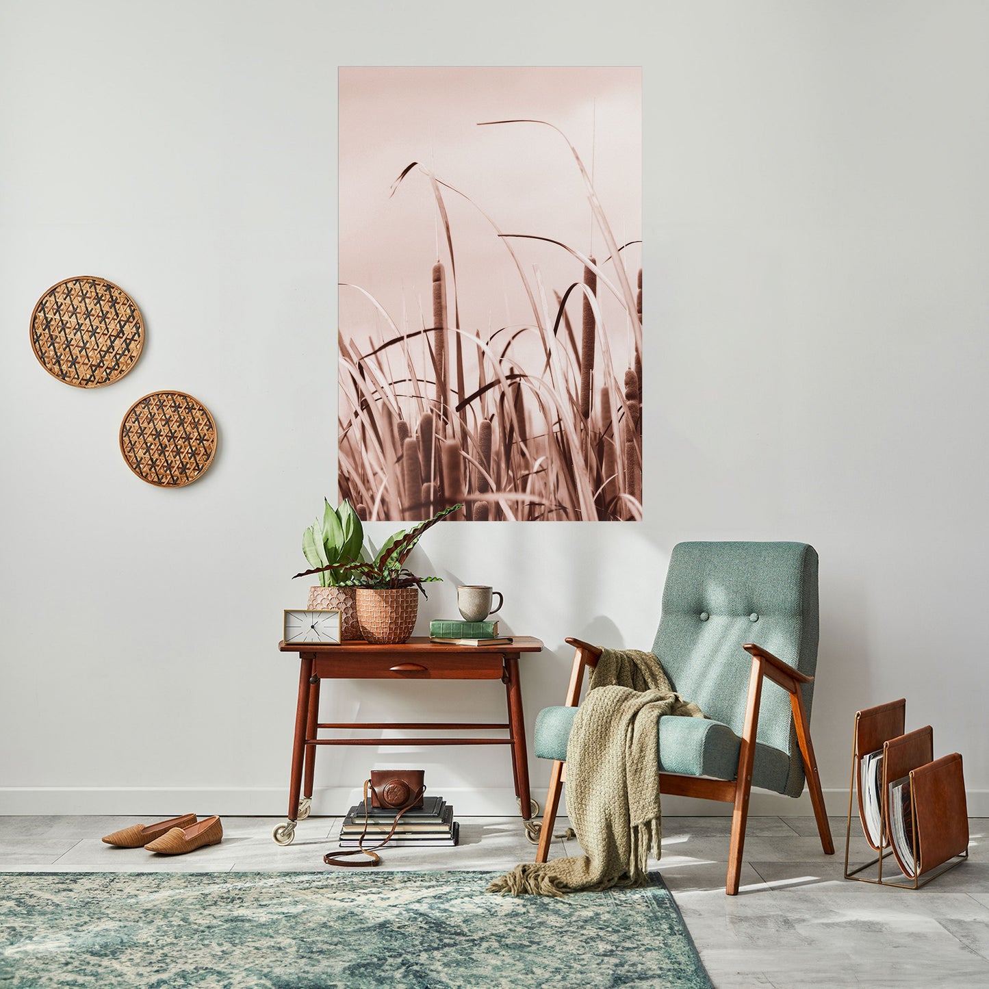 SERENITÀ NELLA SEMPLICITÀ Poster verticale staccabile e attaccabile