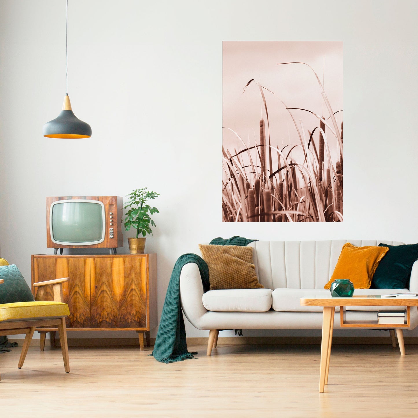 SERENITÀ NELLA SEMPLICITÀ Poster verticale staccabile e attaccabile