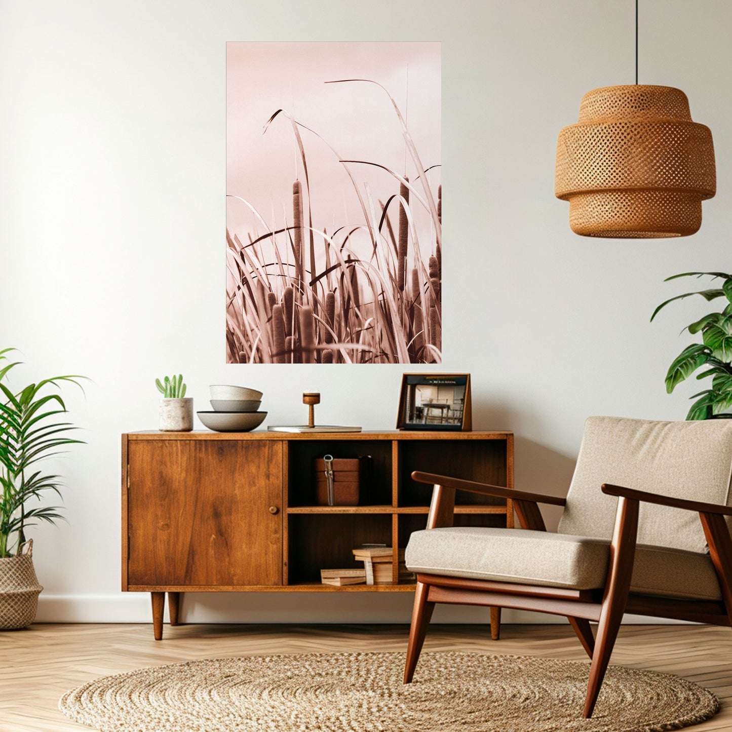 SERENITÀ NELLA SEMPLICITÀ Poster verticale staccabile e attaccabile