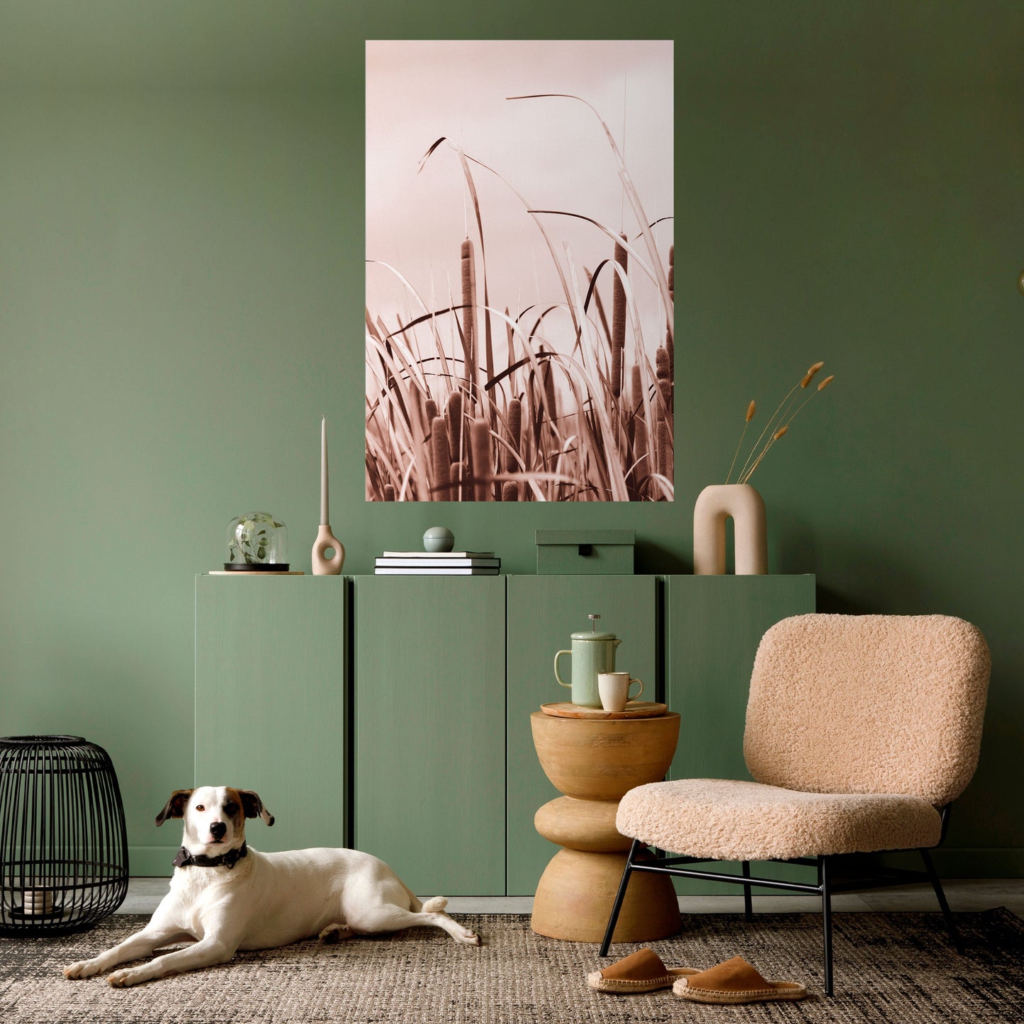 SERENITÀ NELLA SEMPLICITÀ Poster verticale staccabile e attaccabile
