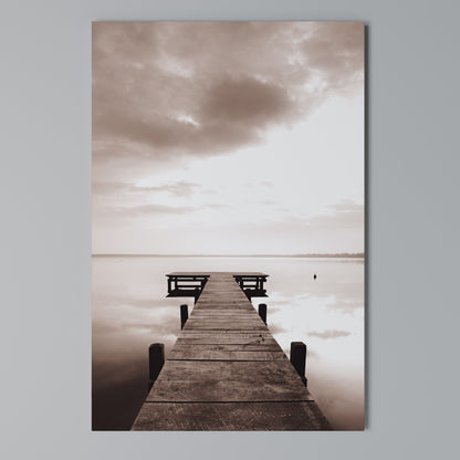 ECHOES OF STILLNESS Stampa su Tela Verticale