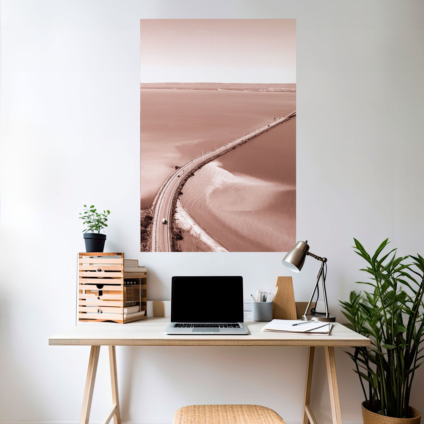 Poster verticale staccabile e attaccabile HORIZON BOUND JOURNEY