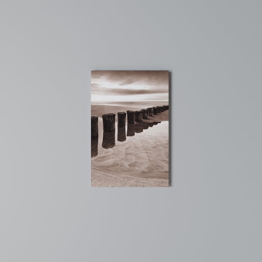 SERENE SHORELINE SEQUENCE Stampa su Tela Verticale