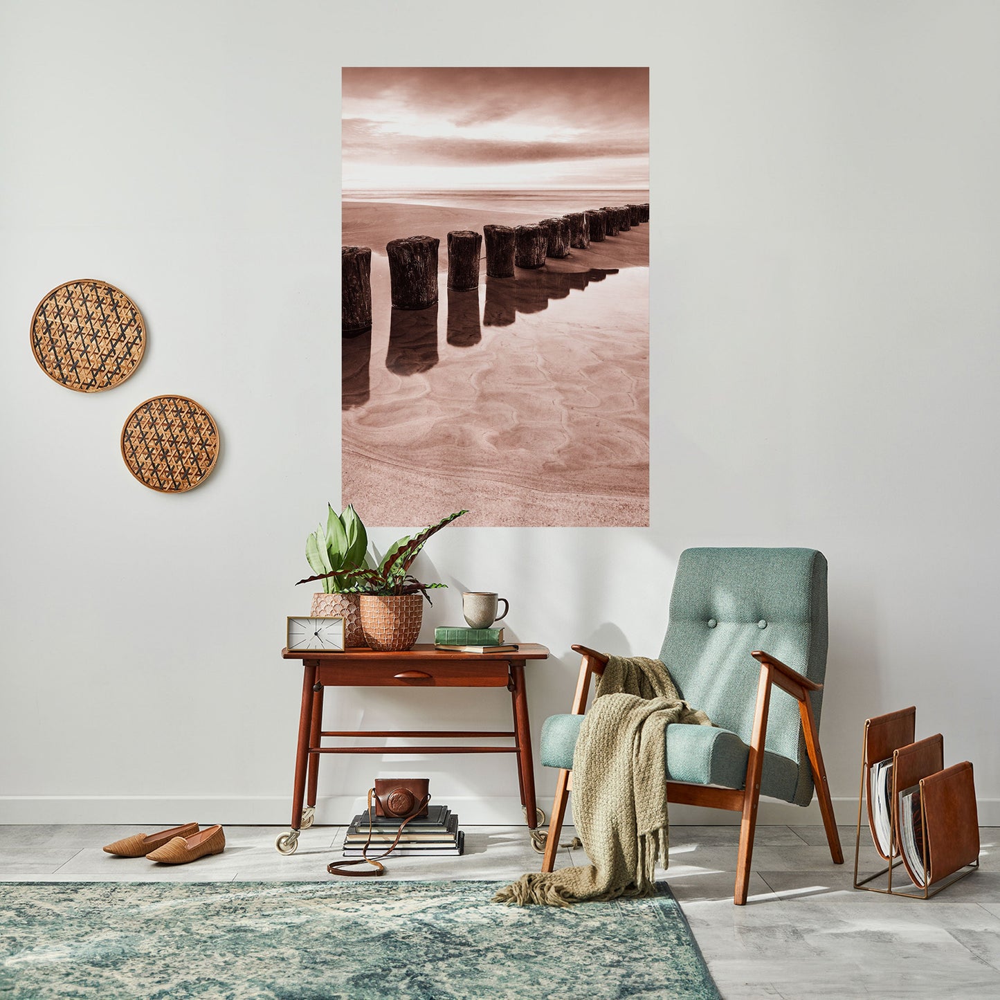 Poster verticale staccabile e attaccabile SEQUENZA DI SERENE SHORELINE