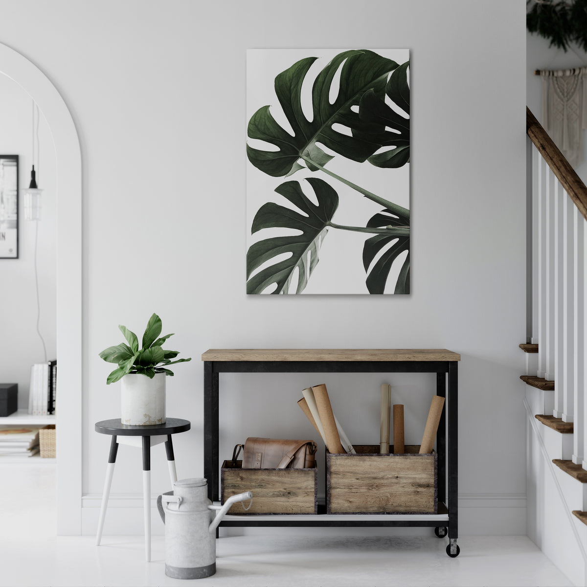 FOLIAGE FUSION Stampa su tela verticale