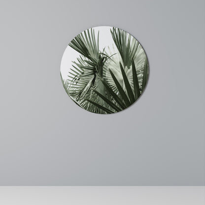 PALM PARADISE DANCE Round Wall Art
