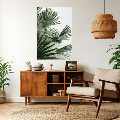 PALM PARADISE DANCE Poster verticale staccabile e attaccabile