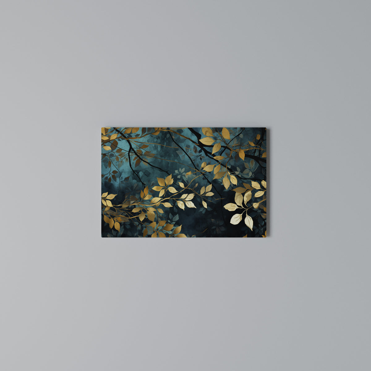 LUSH TURQUOISE Stampa su tela orizzontale