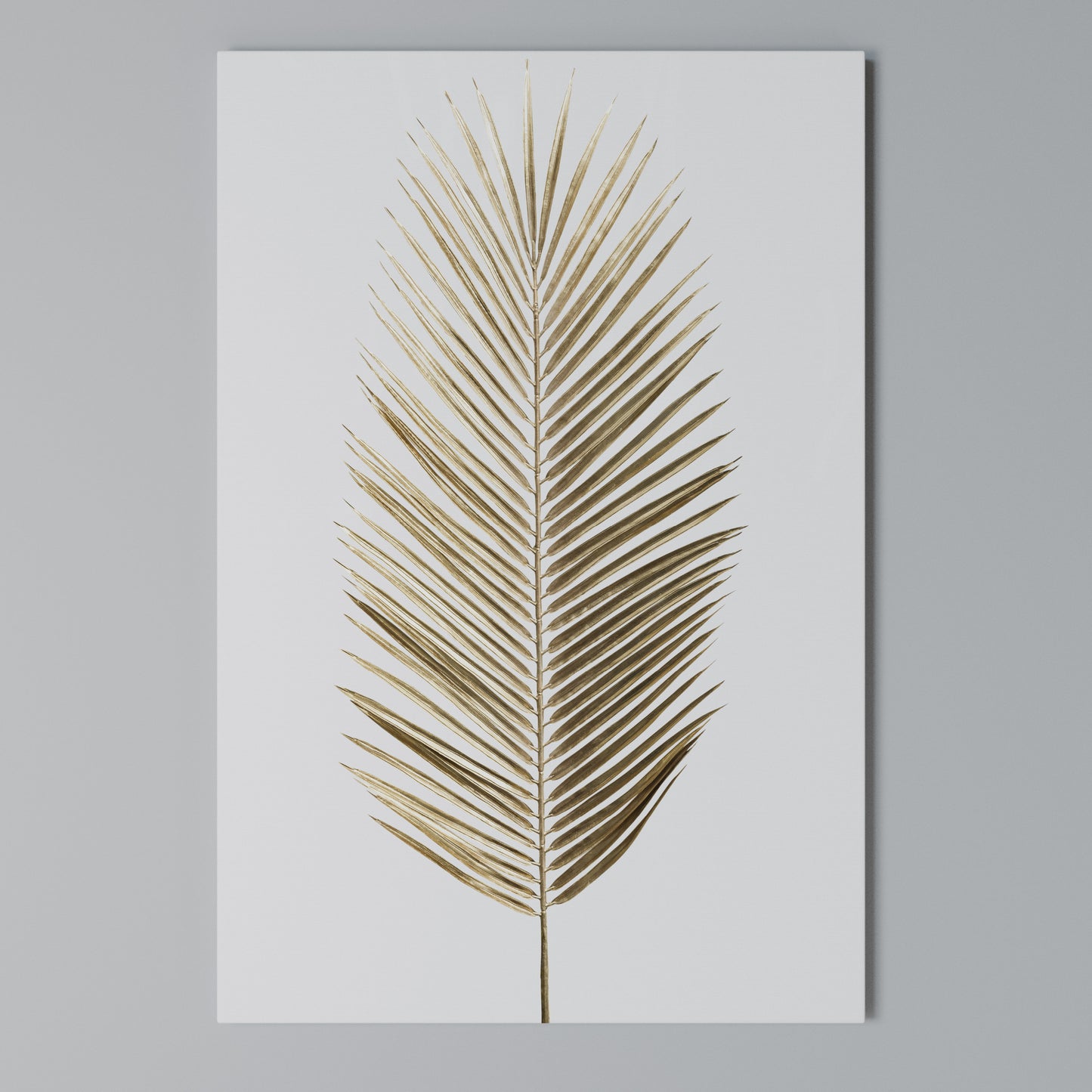 GOLDEN PALM ELEGANCE Stampa su Tela Verticale