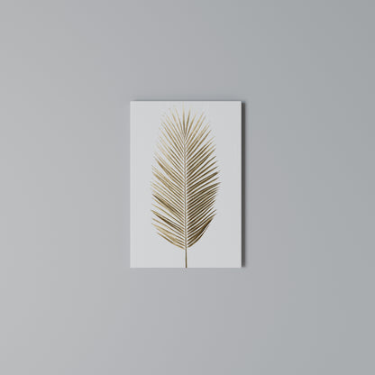 GOLDEN PALM ELEGANCE Stampa su Tela Verticale