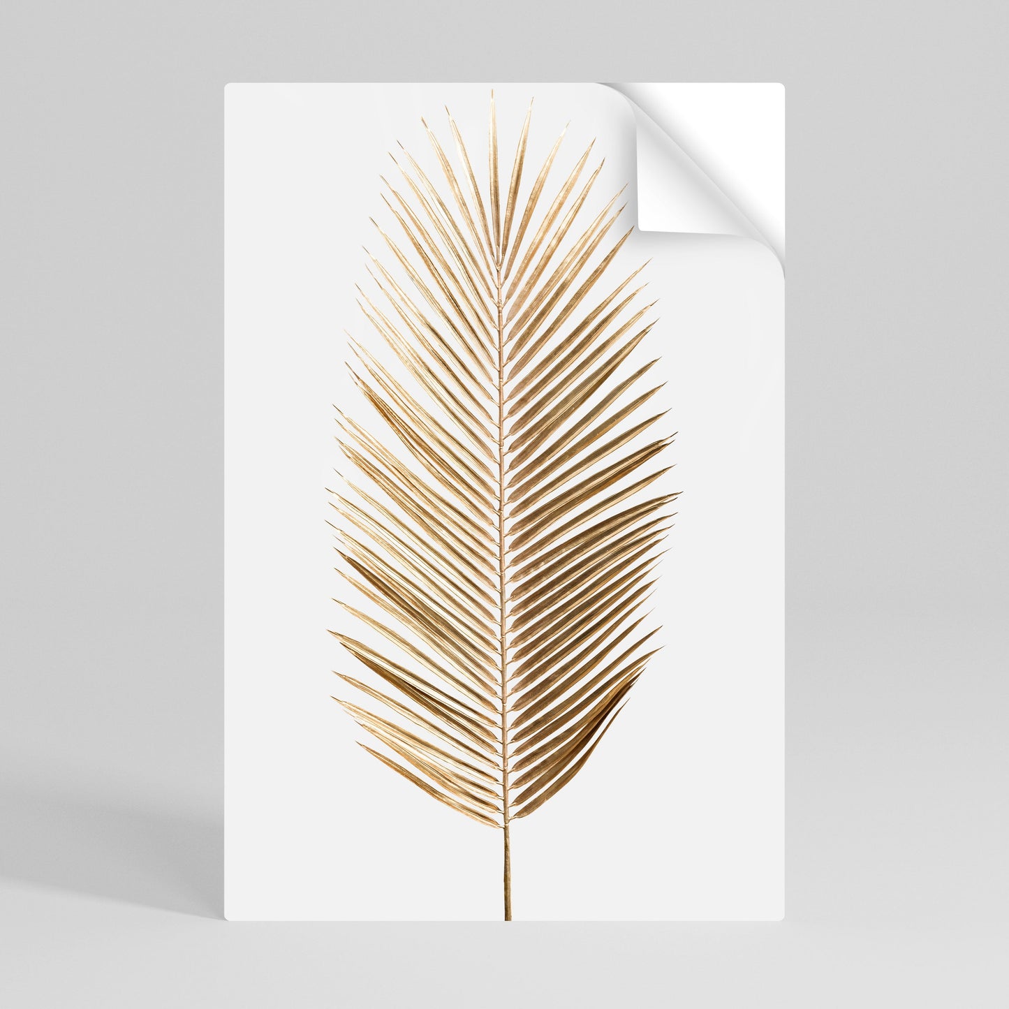GOLDEN PALM ELEGANCE Poster verticale staccabile e attaccabile