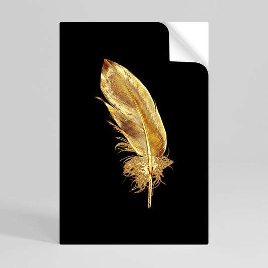Poster verticale staccabile e attaccabile SHIMMERING FEATHER GRACE