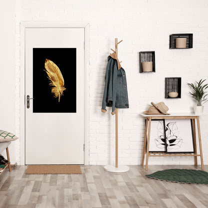 Poster verticale staccabile e attaccabile SHIMMERING FEATHER GRACE