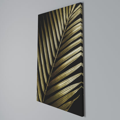 TWILIGHT PALM LIGHT Stampa su Tela Verticale