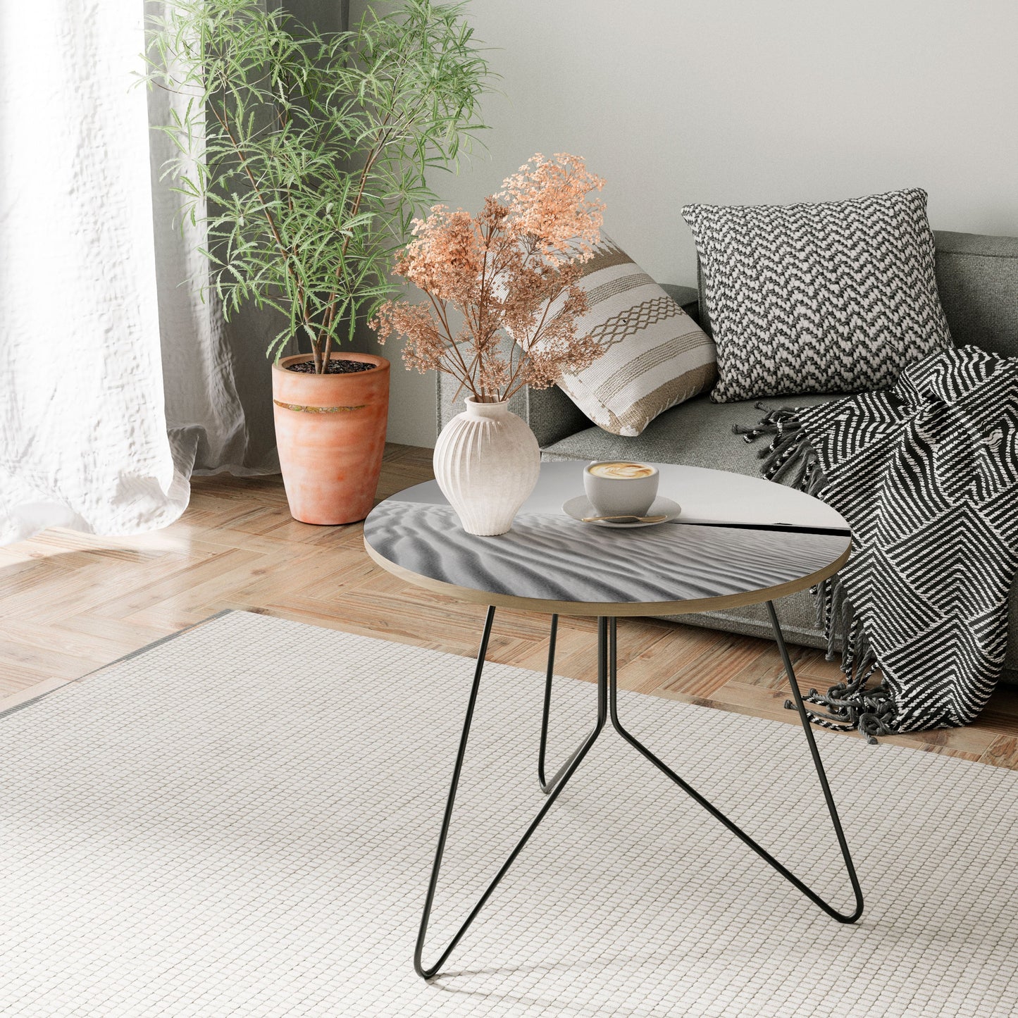 Tavolino da caffè grande SAND INFINITY