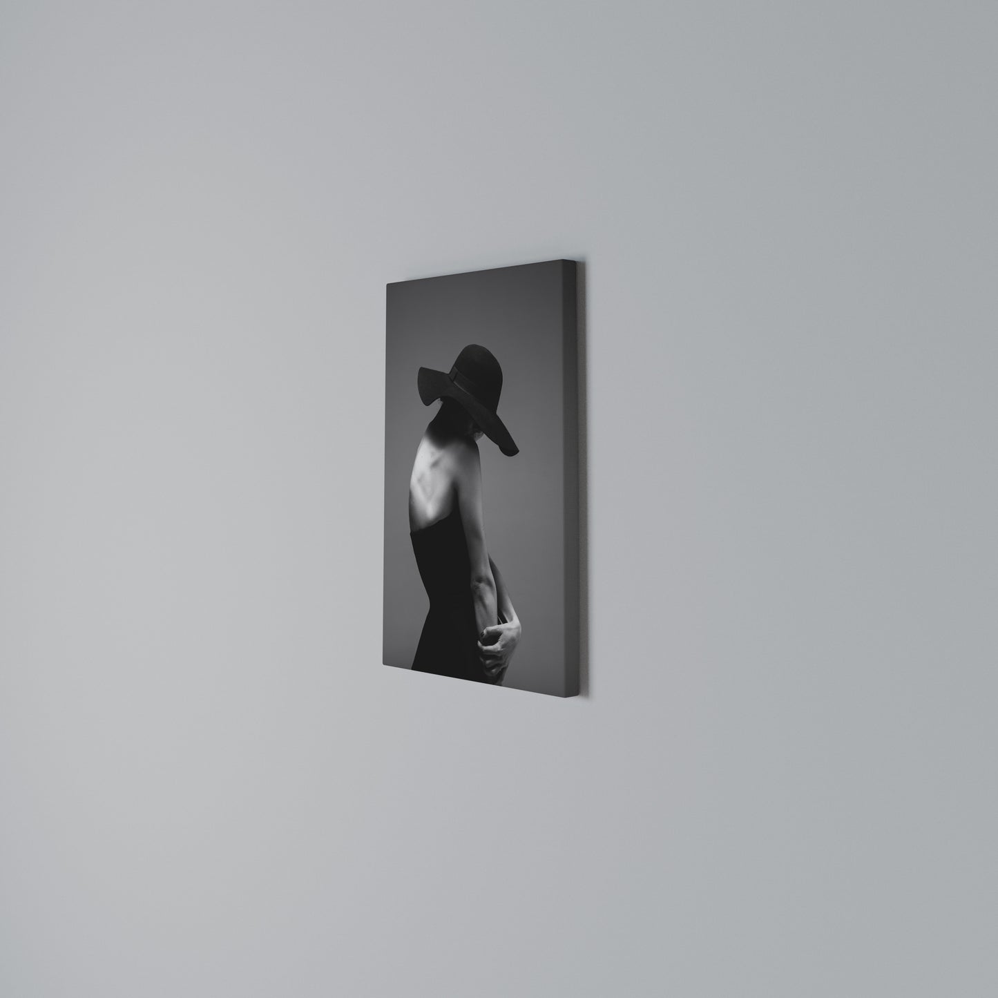 SILHOUETTE OF MYSTERY Vertical Canvas Print