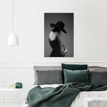 SILHOUETTE OF MYSTERY Vertical Canvas Print