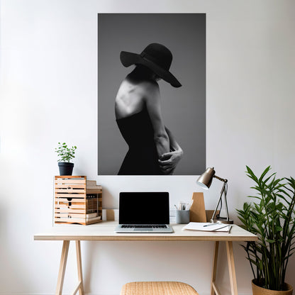 SILHOUETTE OF MYSTERY Poster verticale staccabile e attaccabile