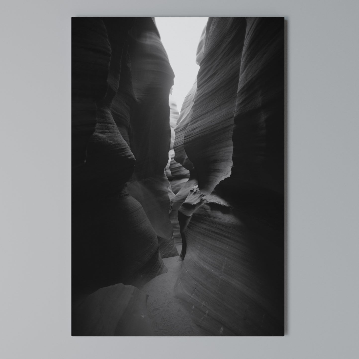 TIME'S WHISPERING CANYON Stampa su Tela Verticale