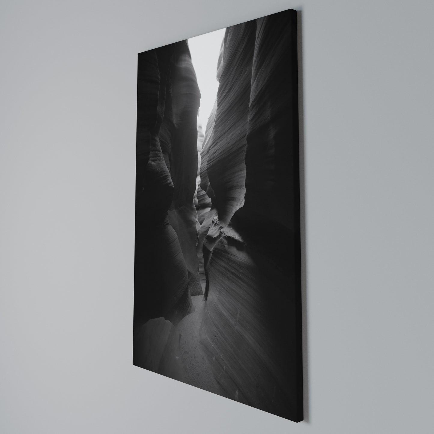 TIME'S WHISPERING CANYON Stampa su Tela Verticale