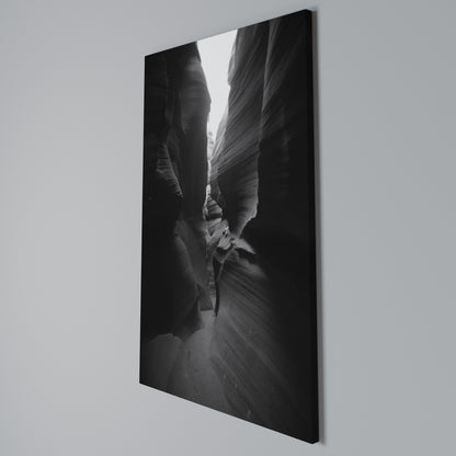 TIME'S WHISPERING CANYON Stampa su Tela Verticale