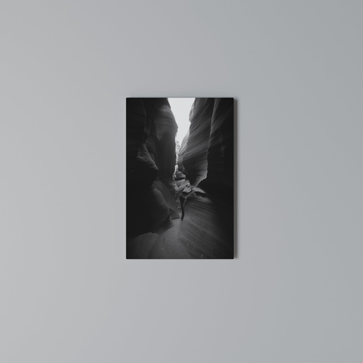 TIME'S WHISPERING CANYON Stampa su Tela Verticale