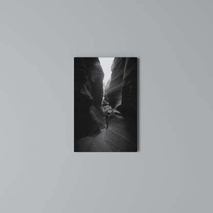 TIME'S WHISPERING CANYON Stampa su Tela Verticale