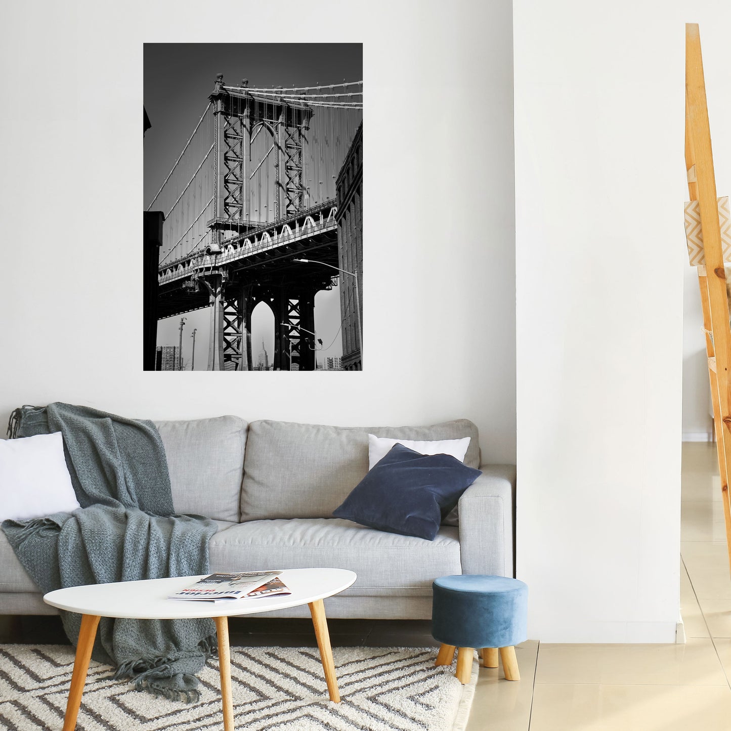STORIE DI PONTI SENZA TEMPO Poster verticale staccabile e attaccabile