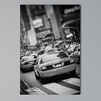 TIMELESS TAXI TALES Stampa su Tela Verticale