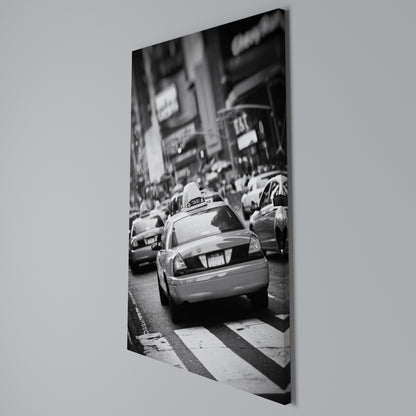 TIMELESS TAXI TALES Stampa su Tela Verticale