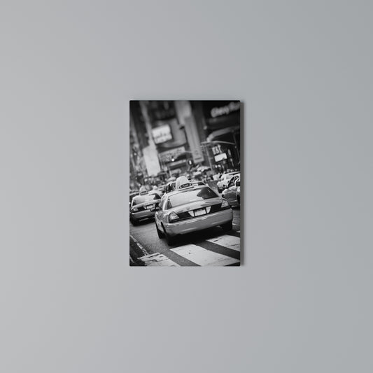 TIMELESS TAXI TALES Stampa su Tela Verticale