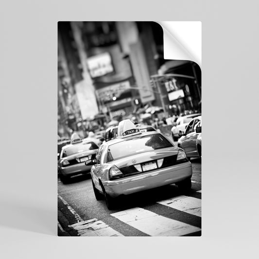 STORIE DI TAXI SENZA TEMPO Poster verticale staccabile e attaccabile