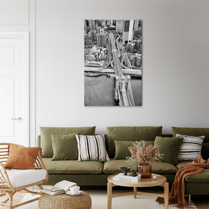 METROPOLITAN MAZE DANCE Vertical Canvas Print